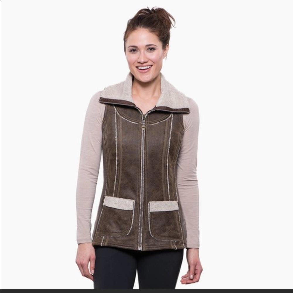Kuhl Dani Sherpa Vest Size Large